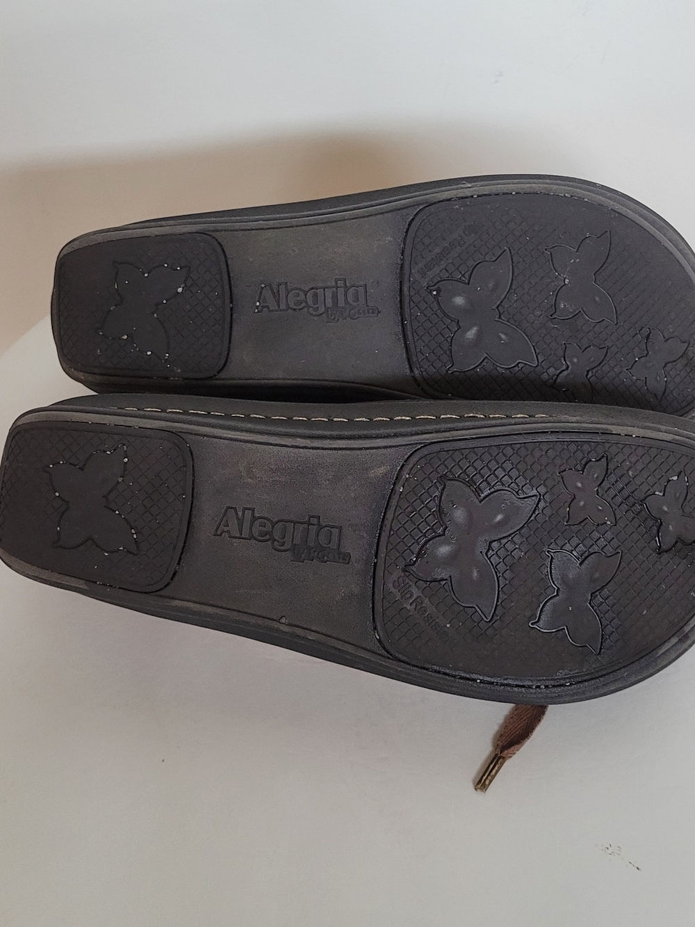 Alegria Floral Leather Lace-Up Platform Shoe - Picture 5 of 6